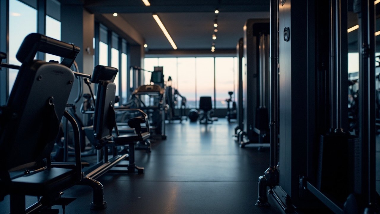 Digital transformation in hotel amenities: smart fitness center with interactive kiosk and connected equipment